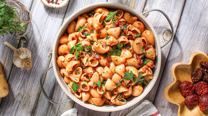 Potatoes-Cream-and-Sausage-Pasta