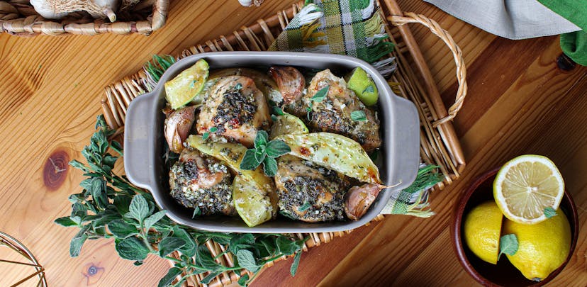Baked-Chicken-Tray-with-Thyme