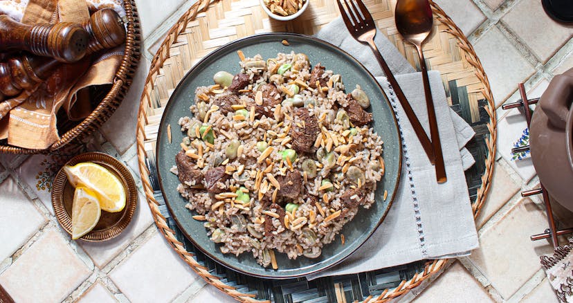Beans-Foul-and-Beef-Rice